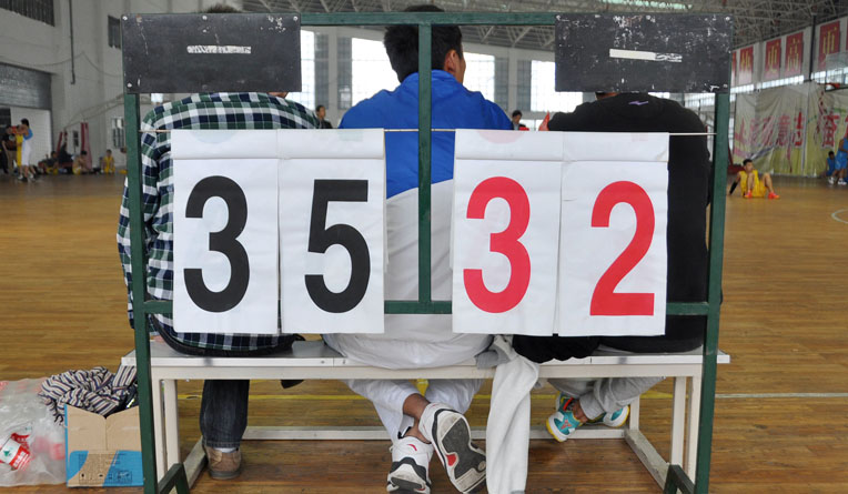 比分呈膠著狀態