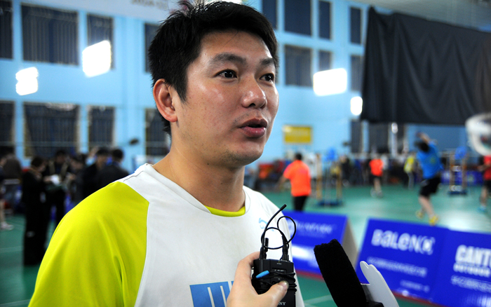 運動員接受媒體采訪