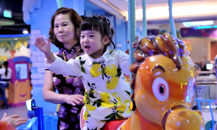 小朋友玩的很開心