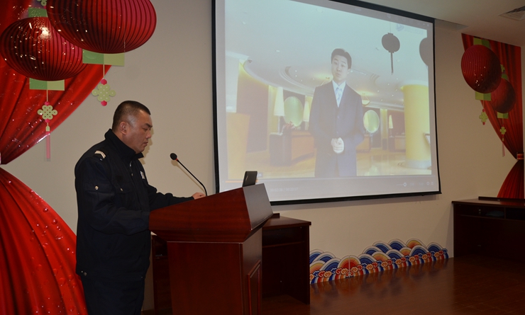 安保部胡政泉給大家講解消費(fèi)安全課程