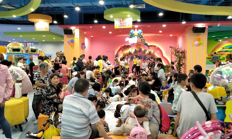 小馬王國滁州店六一活動現場